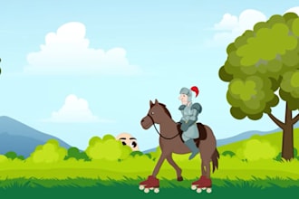 create ai animation story, ai video art, 3d cartoon for kids