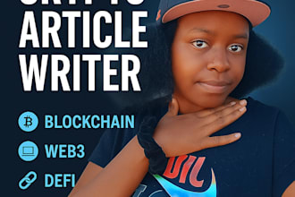write expert crypto, blockchain and web3 articles, blogs, whitepapers and SEO