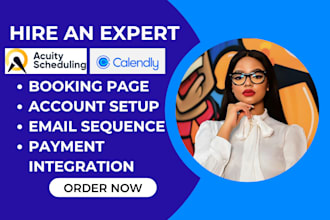 setup acuity scheduling, calendly, squarespace, online booking appointment