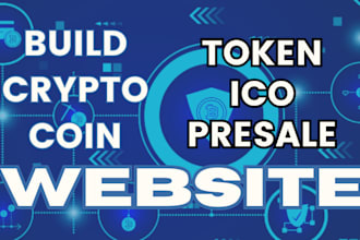 build a crypto coin ico presale website with web3 wallet connect