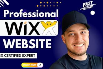 build wix website design, wix ecommerce website or  wix website redesign