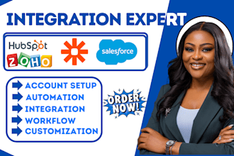 salesforce crm hubspot zoho crm automation facebook lead ads zapier integration