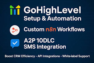 gohighlevel n8n setup n8n automation gohighlevel website n8n workflow a2p 10dlc