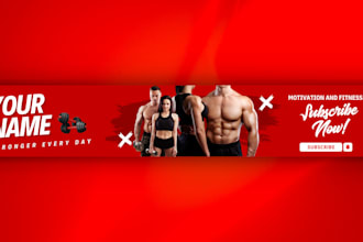 design professional youtube banners and channel art