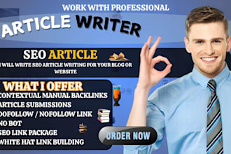 do SEO article writing for your blog or website