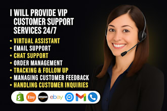 provide VIP customer care support, live chat, and email