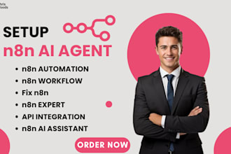 setup n8n ai agent n8n automation n8n workflow n8n API integration n8n ai nodes