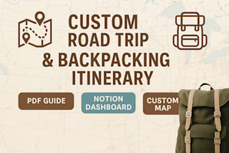plan your dream US road or europe backpacking itinerary