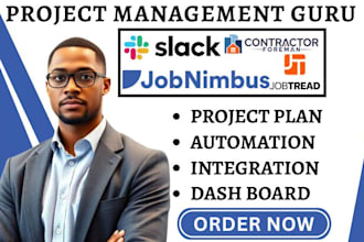 setup jobtread automation contractor foreman jobnimbus slack project management