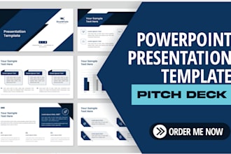 entwerfen sie eine powerpoint prasentation und ein pitch deck fur investoren