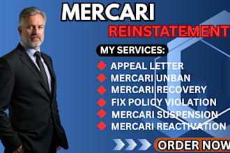 do mercari reinstatement mercari suspension  reactivate mercari unban appeal
