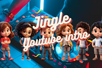 compose and produce kids rap song, youtube brand intro channel upbeat and catchy
