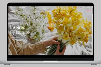 design flower shopify store flower store florist flower website flower shop