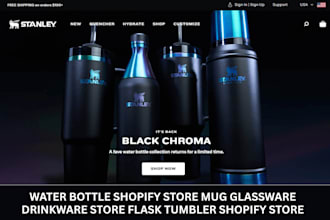 water bottle shopify store glassware drinkware store flask tumbler shopify store