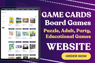 design game card website, board games, party games, puzzle game adult game store