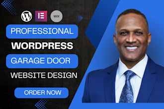 garage door website garage door landing page garage door wordpress website