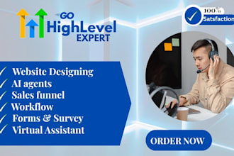 setup gohighlevel crm automation, expert, ai agent ghl, gohighlevel sales funnel