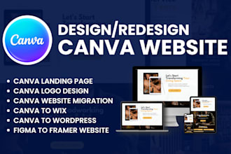 canva website design wordpress website landing page website design canva mockup