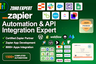 automate keap infusionsoft, zoho, makecom, zapier, slack,  google sheets, sendy