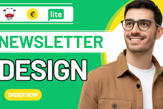 design mailerlite email template moosend mailchimp newsletter automation