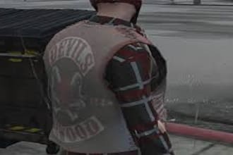 create custom fivem clothing kuttes mc, mc vest, biker clothing