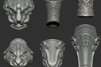 sculpt custom 3d mask 3d armor and helmet 3d cosplay props for 3d printing