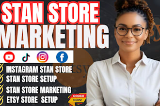 setup stan store promotion etsy shopify marketing etsy digital product beacon ai