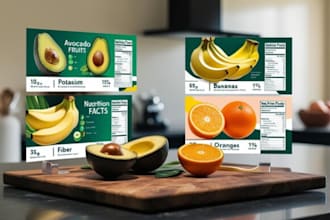 design premium amazon product packaging, listing images, labels and user manuals