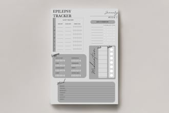 design printable PDF planners and trackers