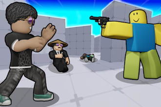 create a roblox thumbnail of your video idea