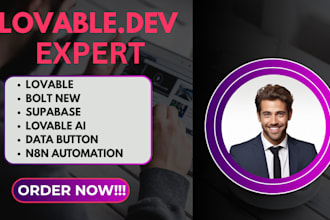 build web app with lovable dev lovable ai deepseek vercel supabase data button