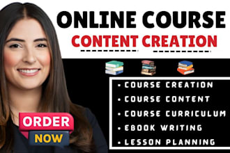 create ebook online course content course creation video course ppt slide