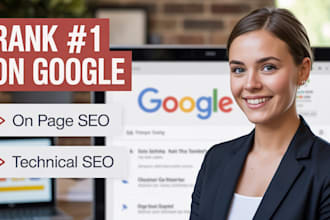 do onpage technical SEO service for  wix squarespace website