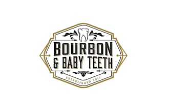design bourbon baby teeth dental conference logo