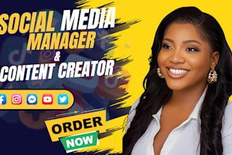 be your social media manager and content creator linkedin manager