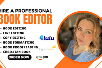 do christian book editing formatting proofreading devotional journal book editor