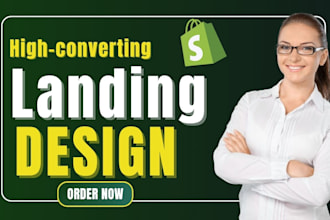 build affordable simple website, revamp shopify landing page, gempages, pagefly