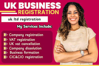 register your UK ltd company,file accounts,and submit tax returns professionaly