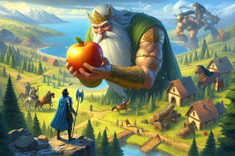 create children story book illustration