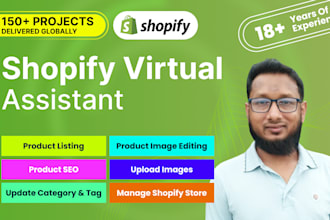 create shopify product listing with variants, images