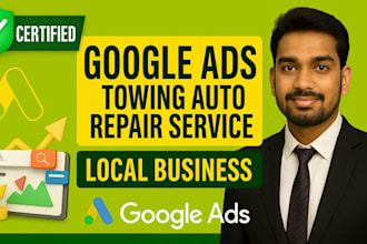 setup google ppc ads for USA towing, auto repair and moving leads