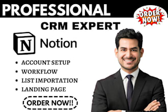 setup make com notion template automation asana click up airtable monday expert