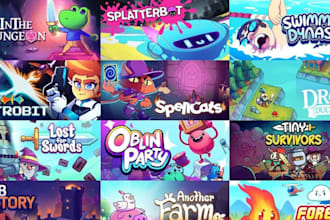 steam capsule game banner art poster design 2d digital game artist