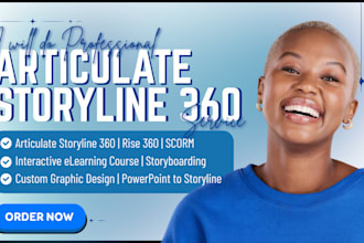 design interactive elearning course in articulate storyline and rise 360