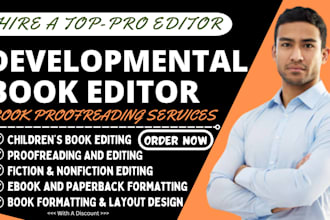 proofread memoir, children spiritual book, self help developmental book editor
