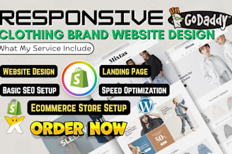 design a responsive y2k luxury clothing shopify store, brand, streetwear website