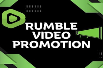 do rumble video promotion rumble promotion to gain followers views engagement
