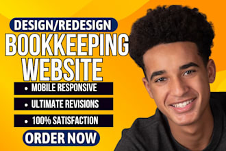 design tax finance website, income tax website, bookkeeping website