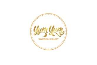design elegant candy brand logo