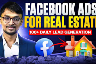 run facebook and google ads for real estate lead generation
